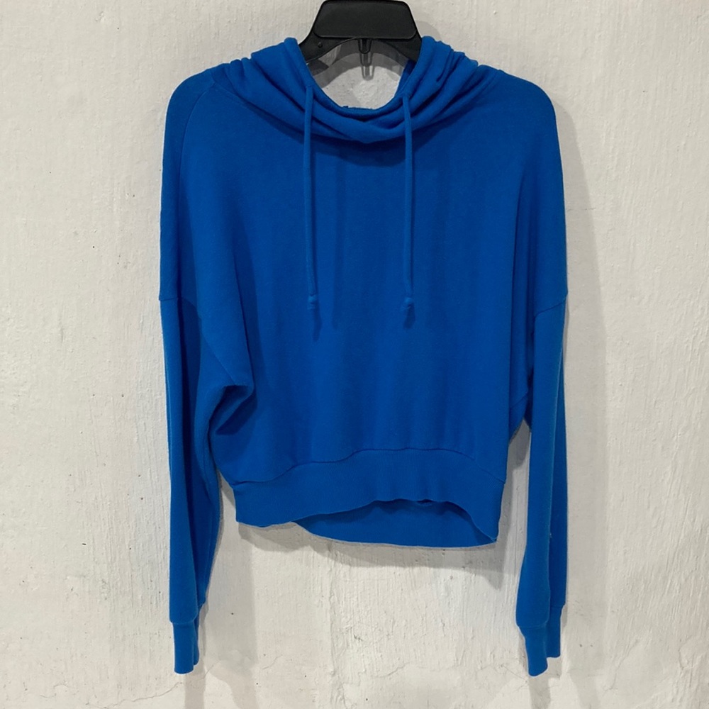 Juniors Royal blue lounge-life sweatshirt with hood